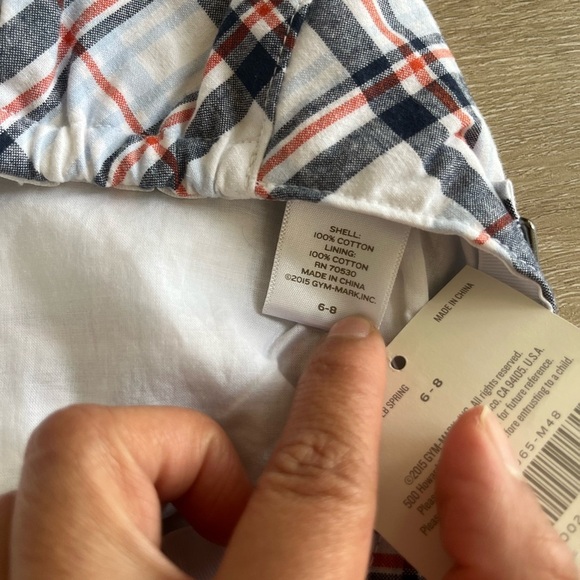 NWT Janie and Jack Plaid Newsboy Cap SZ 6/8 - Picture 3 of 5